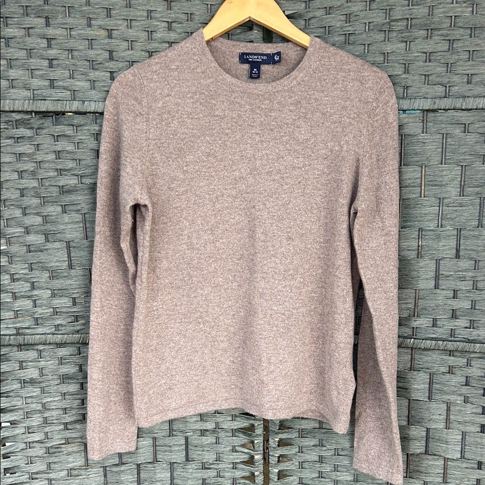 Lands' End Cashmere Crew Neck Sweater | Women’s M